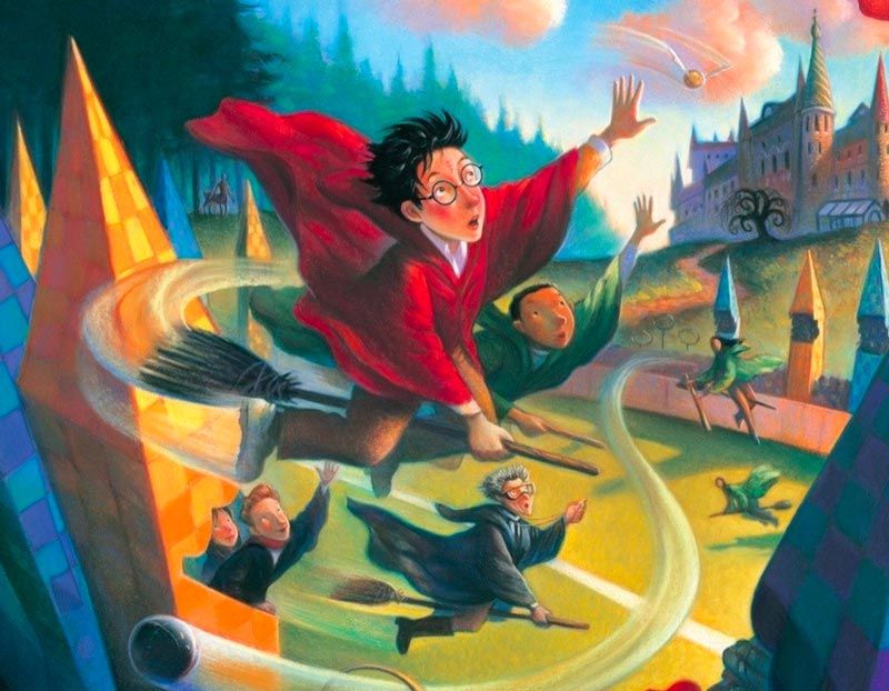 Harry Playing Quidditch Puzzle