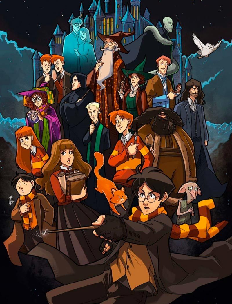 Harry Potter Character Scene Puzzle