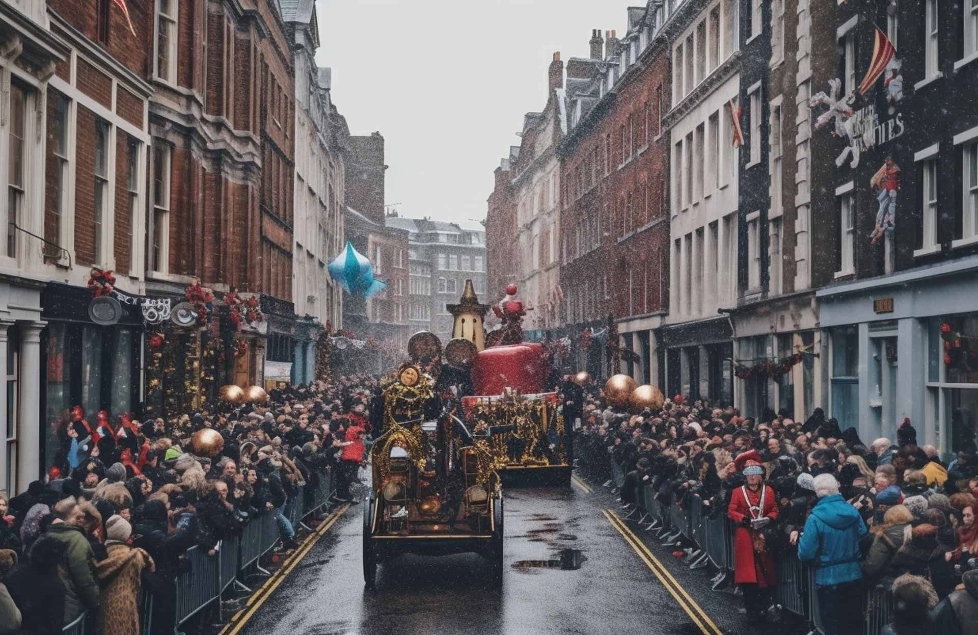 Christmas Parade in Muggle Cities